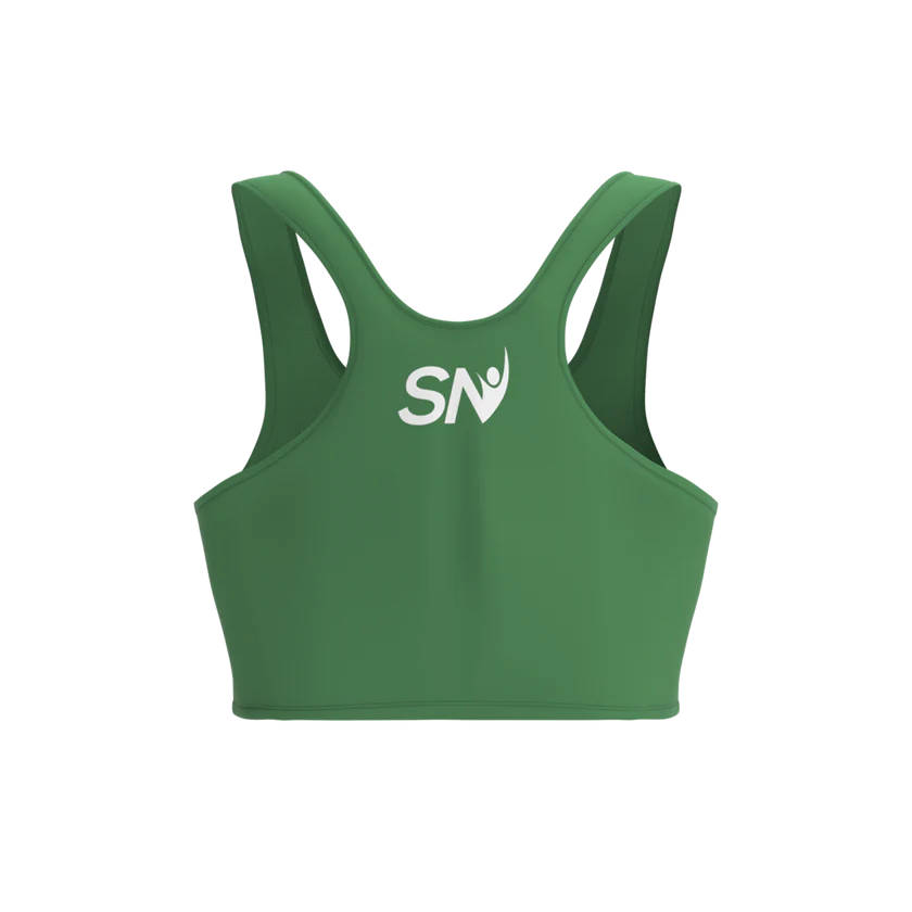 Steadfast Light Green Crop Top Leggings Set
