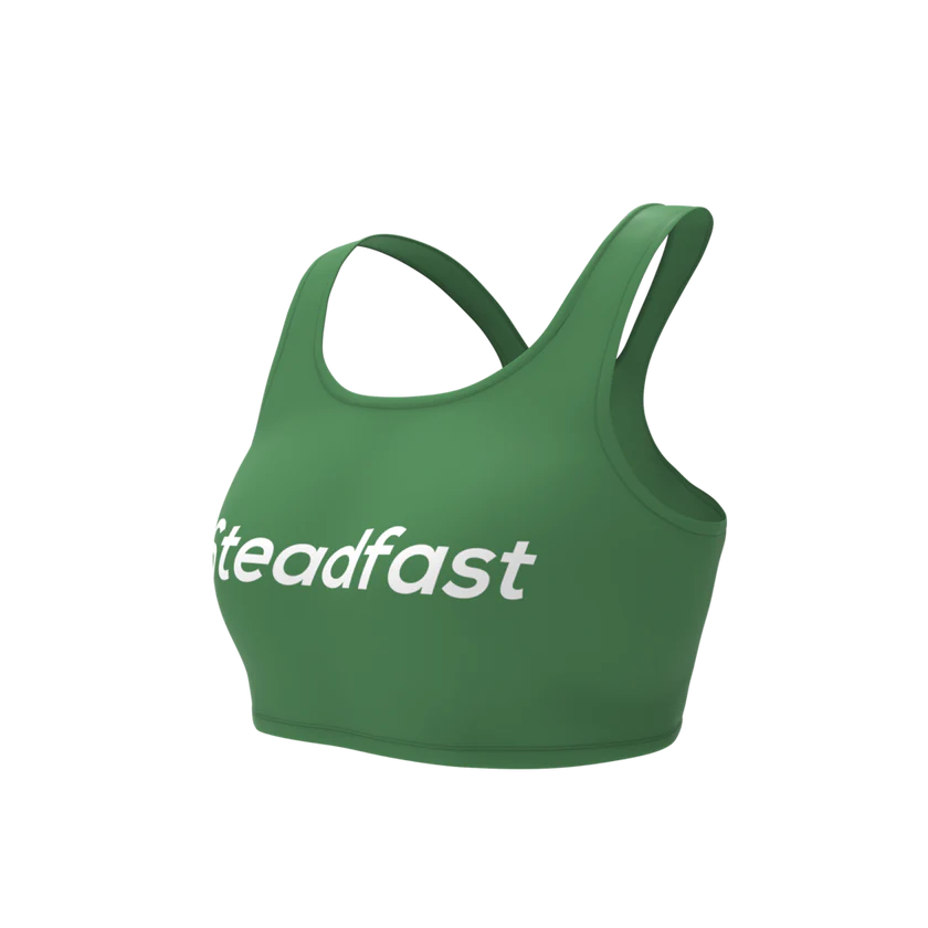 Steadfast Light Green Crop Top Leggings Set