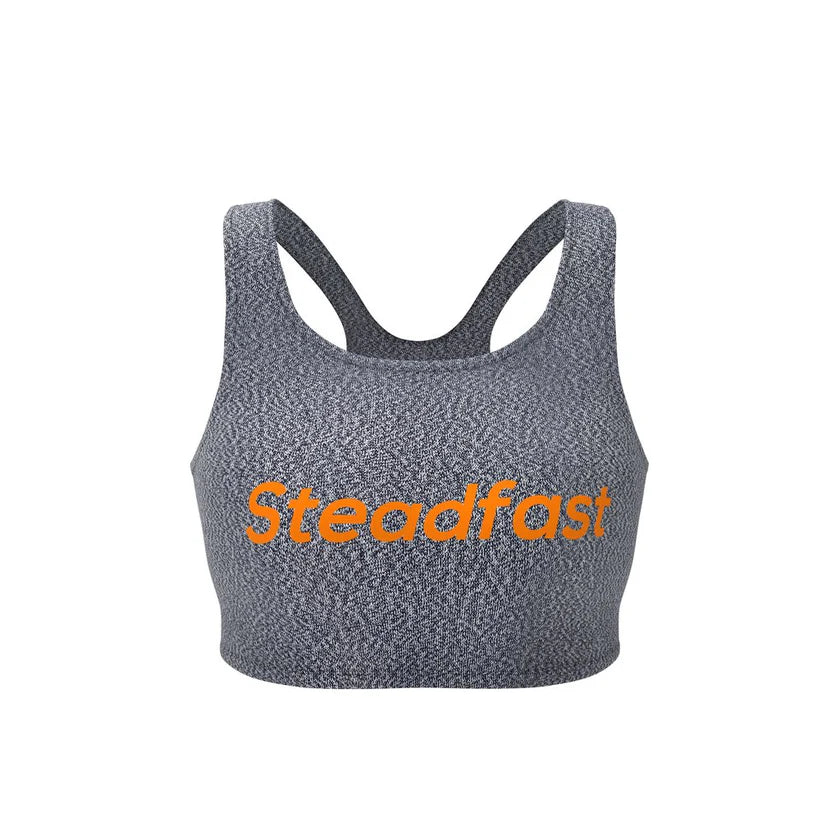 Steadfast Grey Crop Top Leggings Set