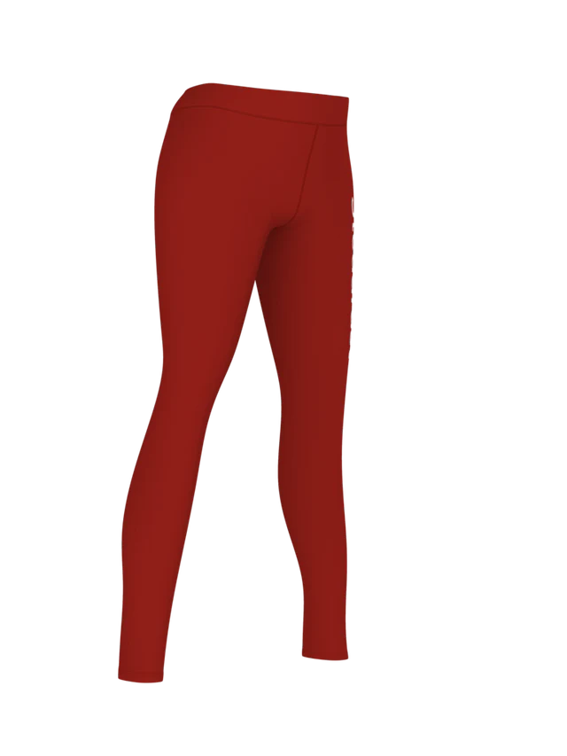 Steadfast Maroon Crop Top Leggings Set
