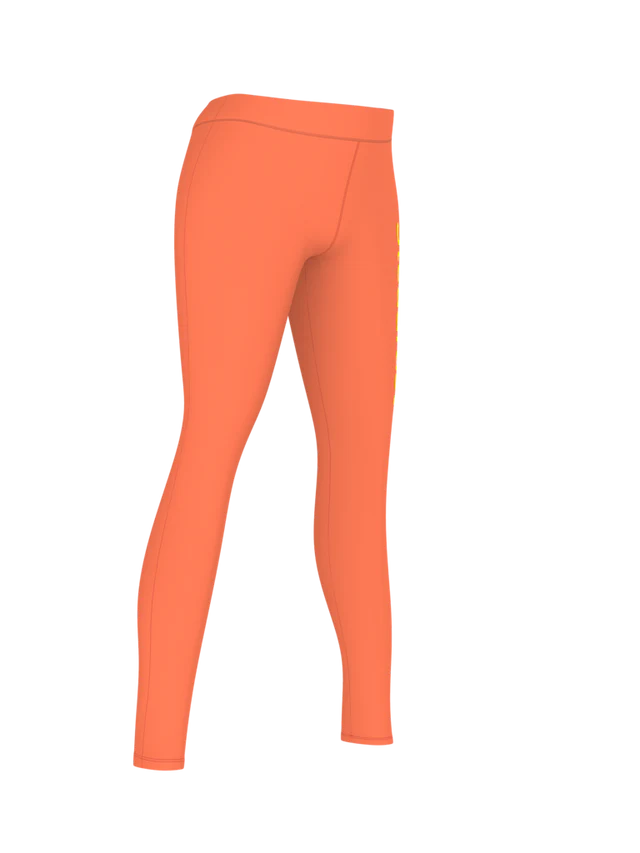 Steadfast Orange Crop Top Leggings Set
