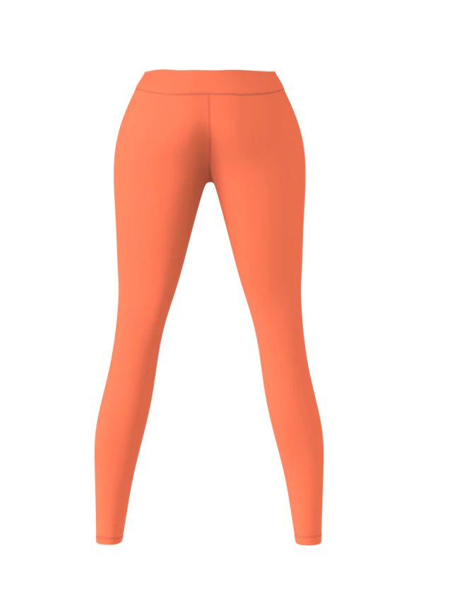 Steadfast Orange Crop Top Leggings Set