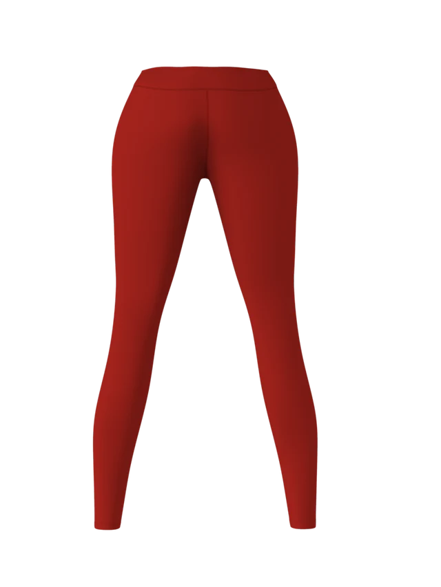 Steadfast Maroon Crop Top Leggings Set
