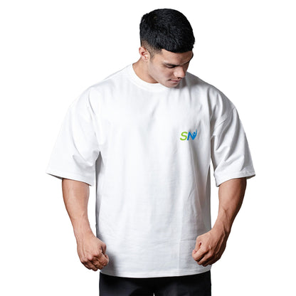 Steadmax White Crew Tee